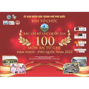 Phú Quốc: xác lập kỷ lục quốc gia với 100 món ăn từ ghẹ Hàm Ninh